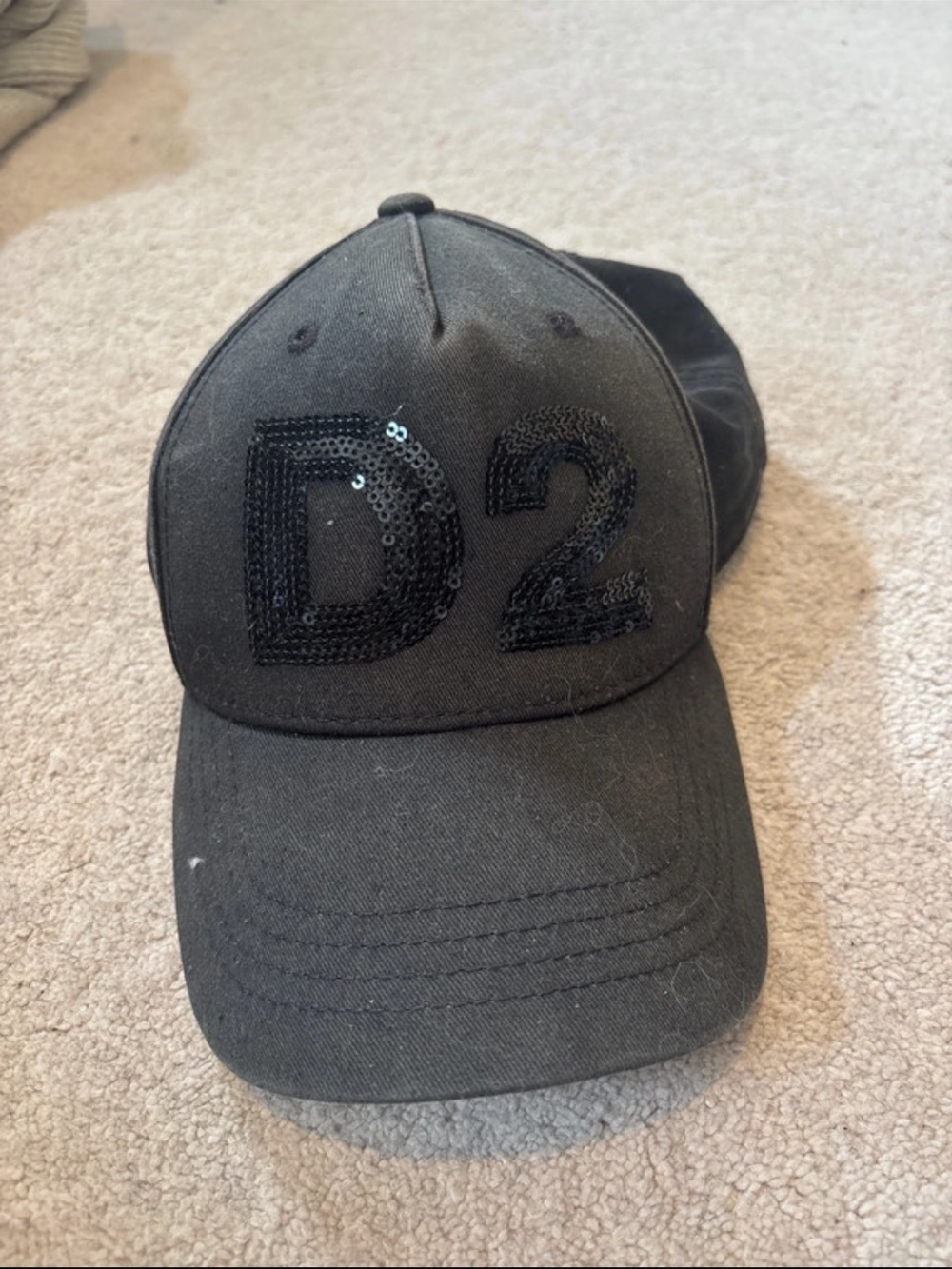 Dsquared2 Black Logo Baseball Cap